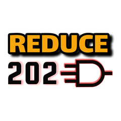 Reduce  energy 2023 with plug graphic representing
 the number 3
