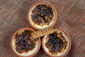 Turkish Rice Pudding (Sutlac) Photo, Uskudar Istanbul, Turkey