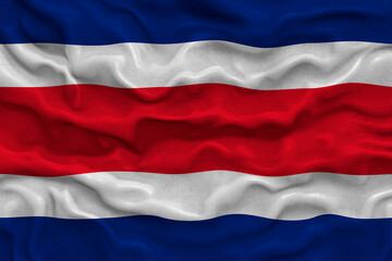 National flag of Сosta-rica. Background  with flag of Сosta-rica.