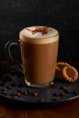 Taza de café con leche. / Cup of coffee with milk 