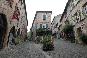 Fototapeta na wymiar Cordes-sur-Ciel, the beautiful village in France