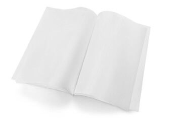 Notebook with White Pages