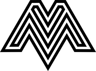 modern m logo