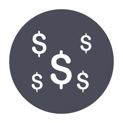 Internet money vector icon
