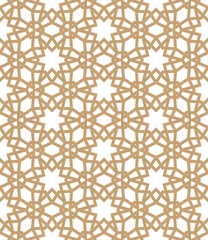 Islamic background with traditional style arabic. Seamless pattern for card, background, fabric or abstract design. Muslim ornament.