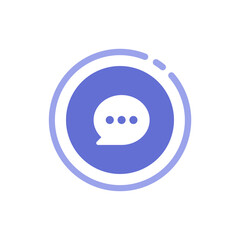 Fototapeta premium Chat General Icon