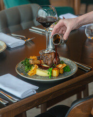 Marinated Yorkshire duck breast