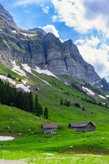 Fototapeta na wymiar Mountainscape in the Appenzell Alps, Switzerland