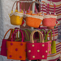 basket and bags