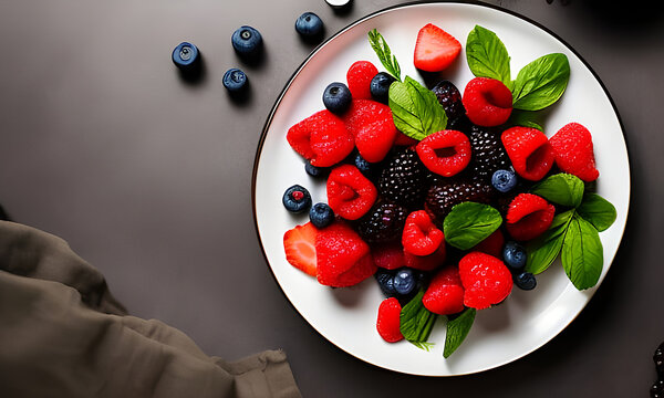 Illustration: Mixed Berries; AI-generated Image