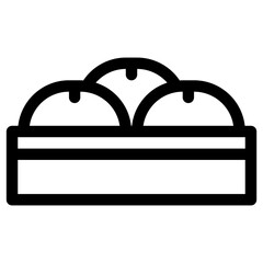 bakpao vector icon chinese newyear