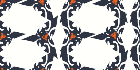 Modern Hand drawn abstract pattern. Creative collage seamless pattern. Fashionable template for design. expensive design 2023.