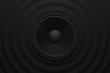 musik soundspeaker as audio equipment - 3D Illustration