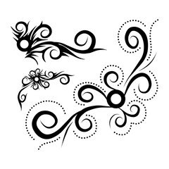 floral frame ornament template decoration