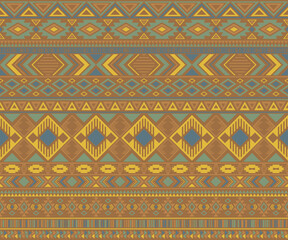 American indian pattern tribal ethnic motifs geometric vector background.