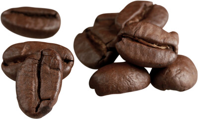 Coffee beans - isolated image