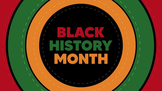 Black history month 4k animation V2