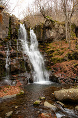 Obraz premium Cascate del Dardagna, comune di Lizzano in belvedere, città metropolitana di Bologna, Emilia Romagna