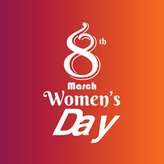 Happy women’s day greetings blue background social media design banner