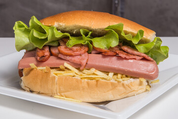 Big hot dog