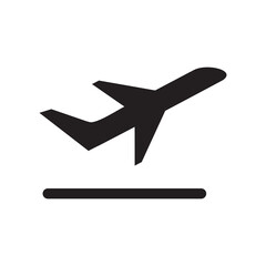 airplane icon vector illustration sign