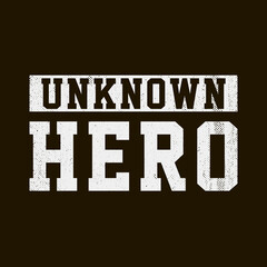 white grunge lettering of unknown hero in squad number style