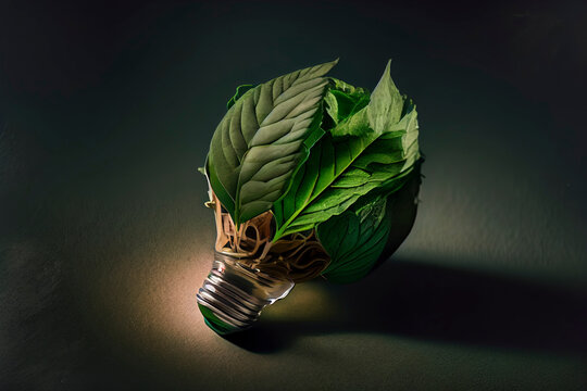 Green paper light bulb, Corporate social responsibility, responsible business