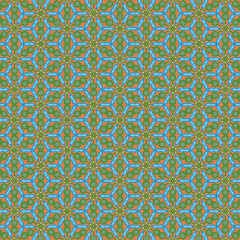 abstract floral orange and green  illustration pattern background, modern graphic design leaf and blossom decoration fabric and ethnic fashion.