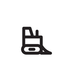 Heavy Equipment Outline Icon