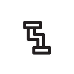 Fototapeta premium Pipe Outline Icon