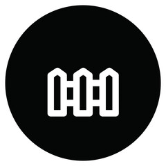 Fence Outline Icon