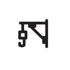 Crane Outline Icon