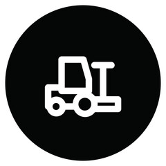 Forklift Outline Icon
