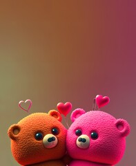 Lovely and cute Valentines background