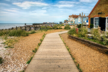From the Charming Sea Promenade at Whitstable, Kent, England