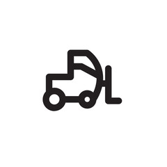 Forklift Outline Icon