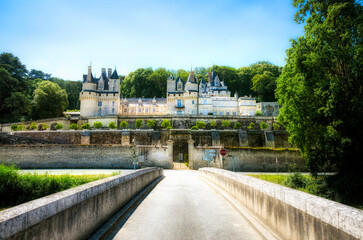 View of Chateau d’Usse in the Loire Valley, France, Said to Be the Inspiration behind the...