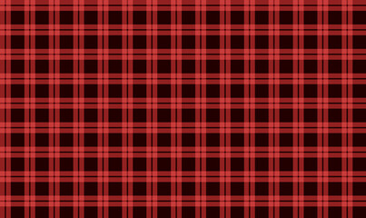 Obraz premium Plaid seamless pattern red line fabric texture background, New year Christmas Decoration, Scottish cage.