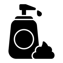 Shaving foam vector design in modern style