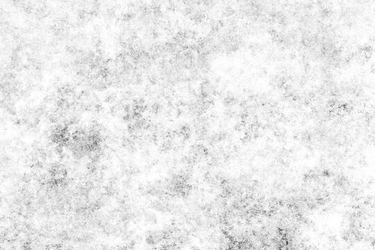 White paper background. Dark stains background. Gray splash texture. Burned noisy letter structure. Grey antique rustic stained paper backdrop. Grunge grain parchment. Ancient look backdrop.