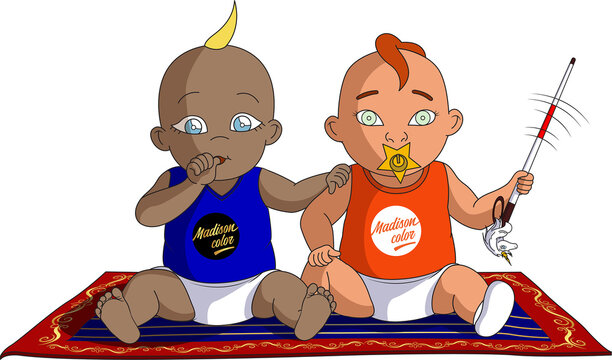 Baby Madison and Timmy