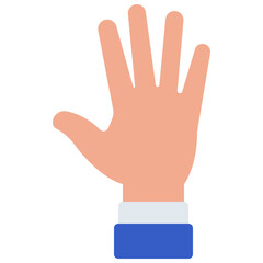 Obraz premium Hand Raised Icon