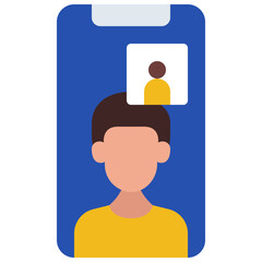 Mobile Video Call Icon