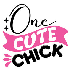one cute chick