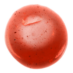 Collection of ketchup stains and drops