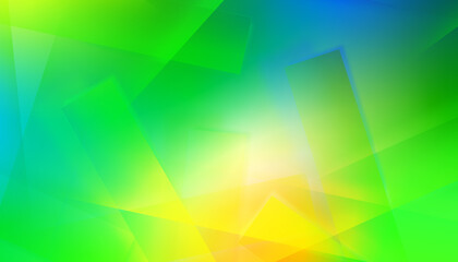 abstract green and yellow gradient background with rectangles, geometric patterns
