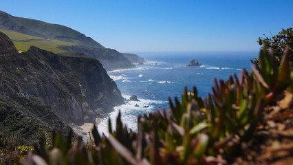 Beautiful views of Big Sur, CA