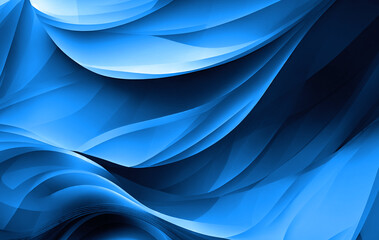 Fototapeta premium Blue background texture, wavy sea pattern , icy windy and curvy illustration winter art 