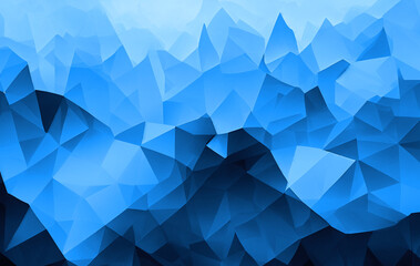 Obraz premium Blue background texture, wavy sea pattern , icy windy and curvy illustration winter art 
