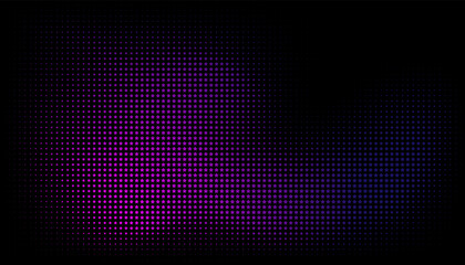 Halftone gradient pattern with blue and pink stars. Minimalism vector. Background for posters, sites, business cards, postcards, interior design